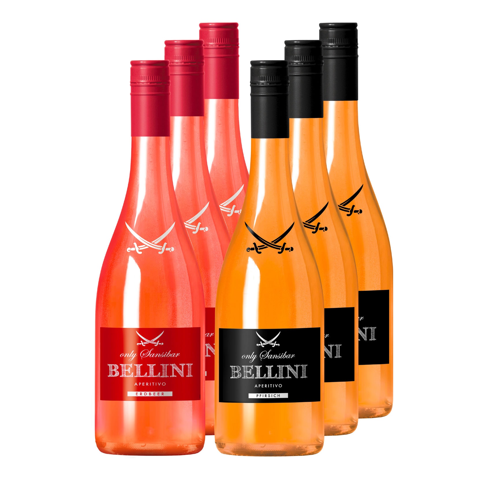 Sansibar Bellini verschiedene Sorten 5,0 % vol 6 x 0,75 Liter 