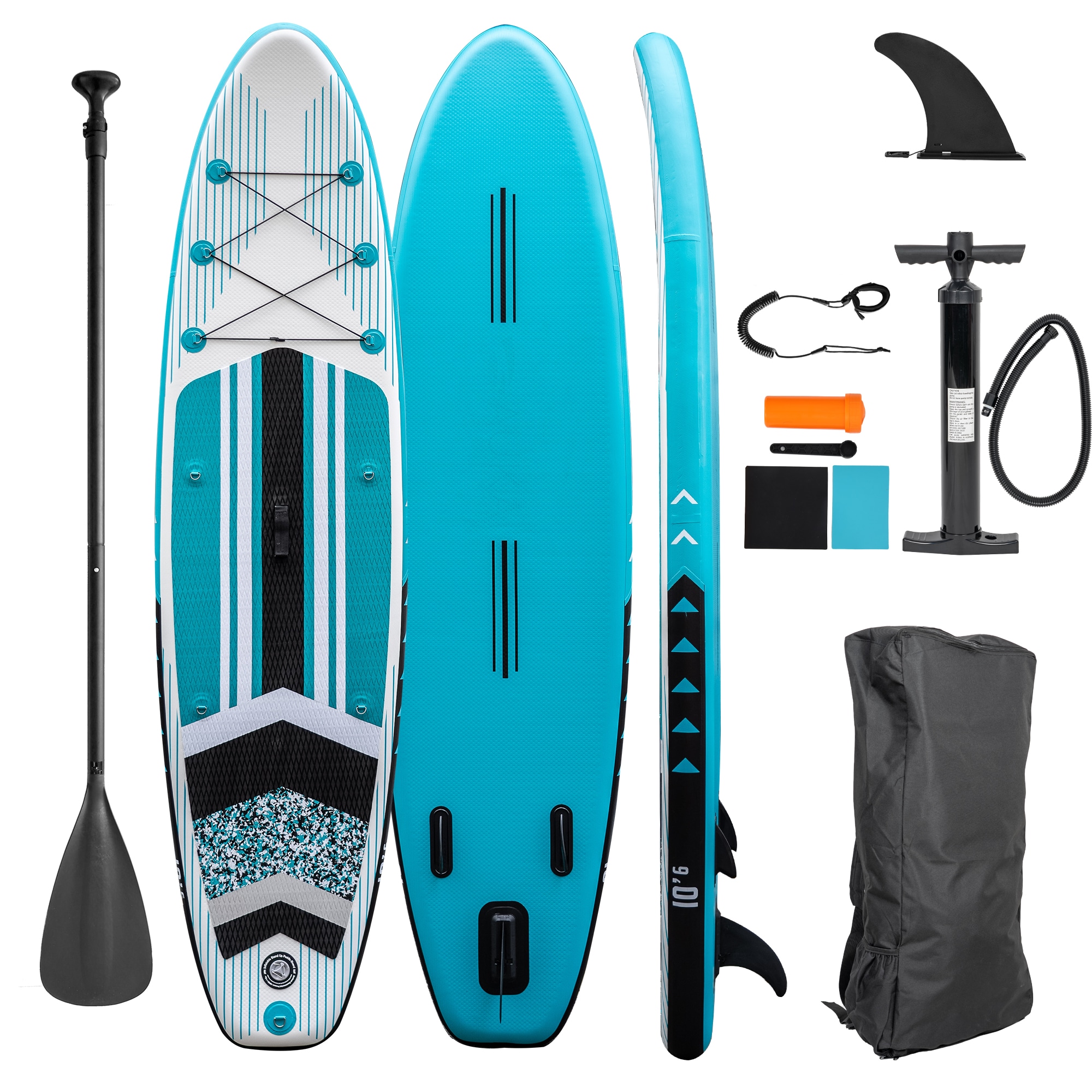 e4fun Stand Up Paddle Board 320 x 81 x 15 cm t&uuml;rkis 