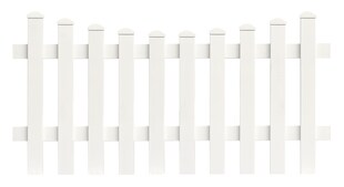 Zaunfeld Unterbogen 155,4cm x 80cm in Weiß 