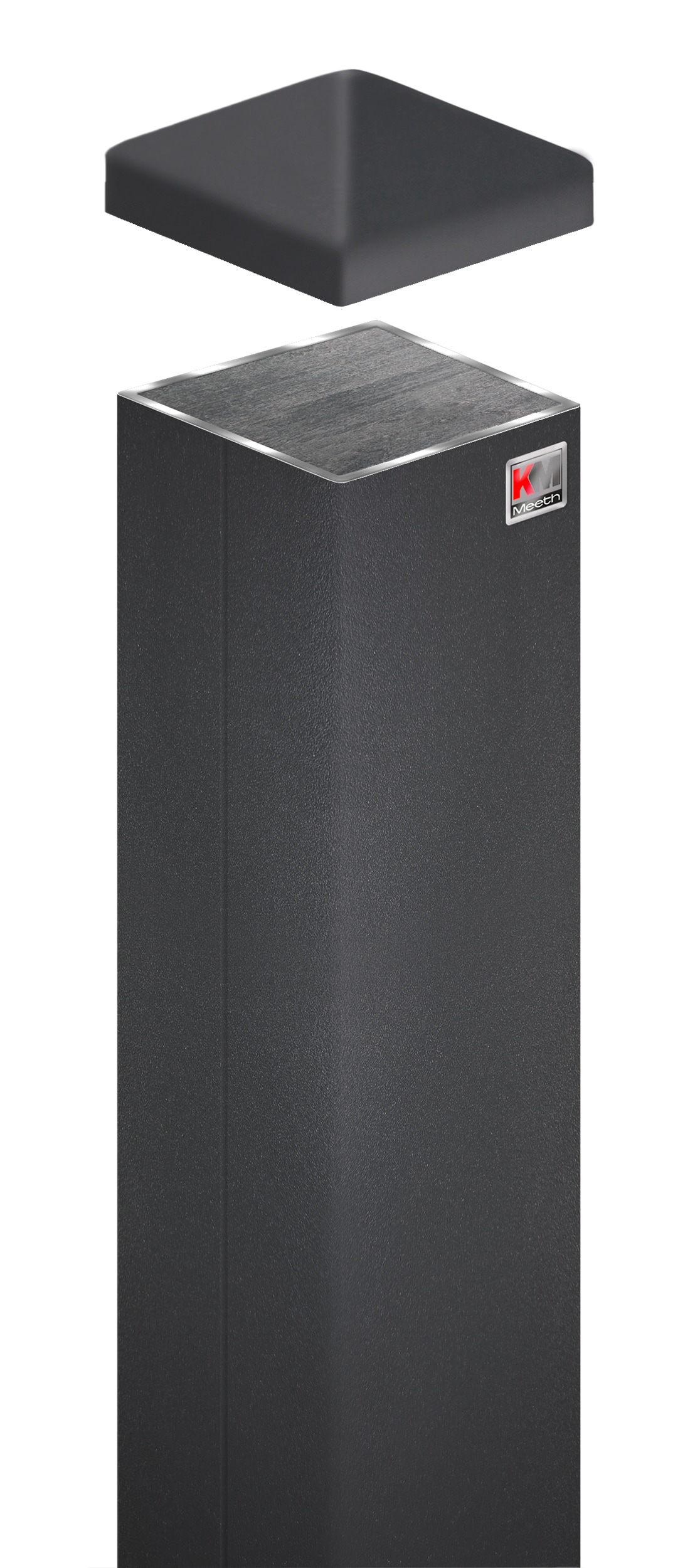 Zaunpfosten 7x7x90cm Anthrazit 