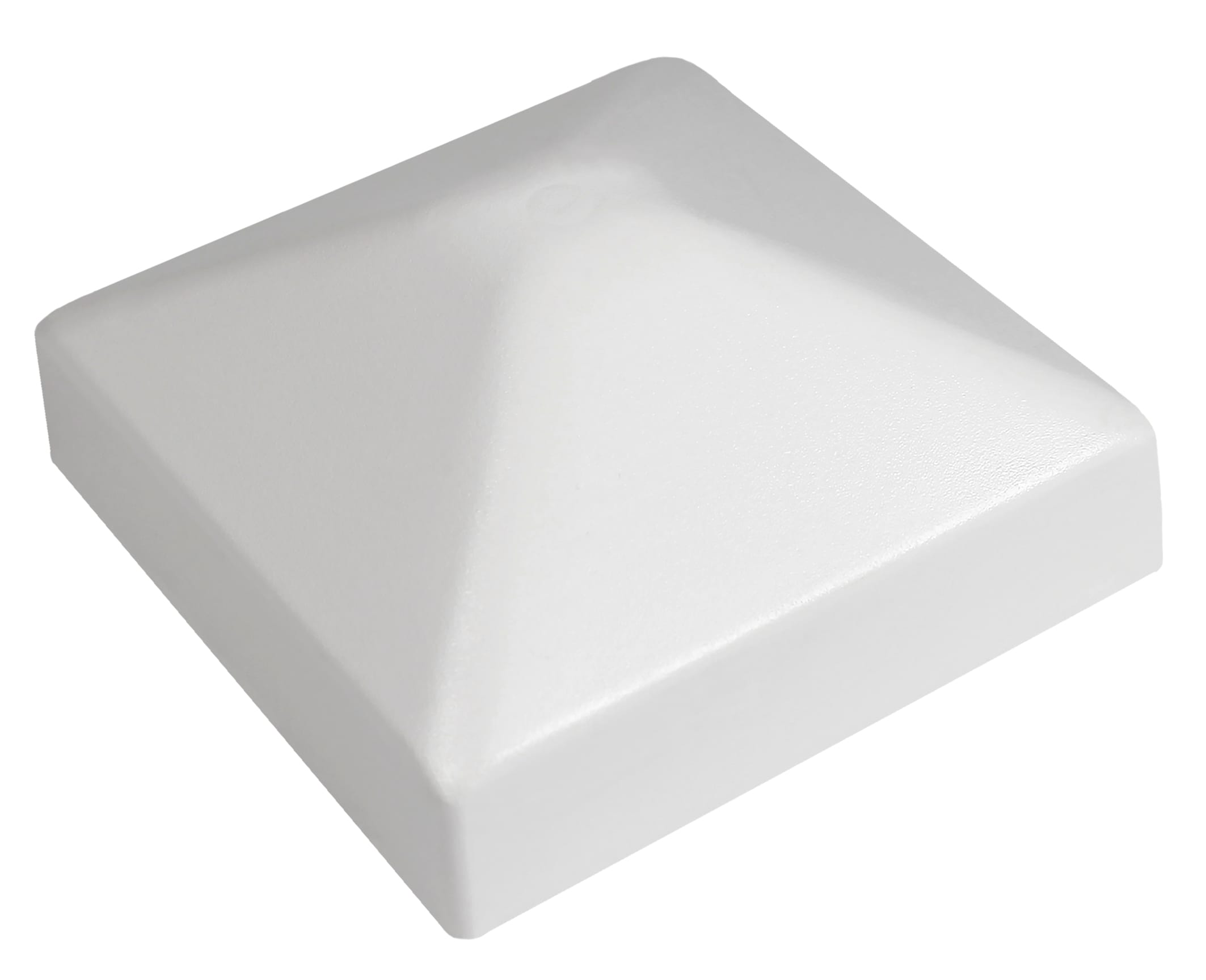 Pfosten-Abdeckkappe in Wei&szlig; 70x70mm (Standard) 