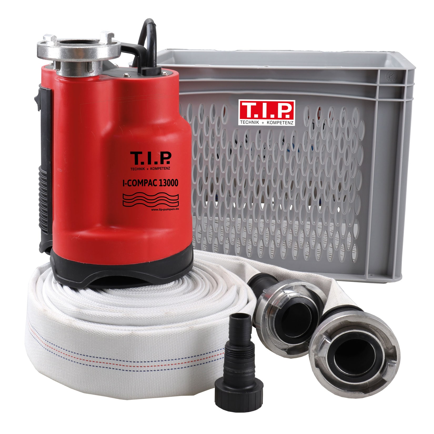 T.I.P. Schmutzwasser-Tauchpumpe Hochwasser-Set I-Compac 13000 
