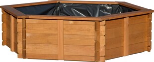 dobar Gartenteich, pflegeleichter Hochteich inkl. Teichfolie aus Kiefer | versch. Modelle 
