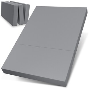 Bestschlaf Klappmatratze Gästematratze, 120x195x15 cm, grau 