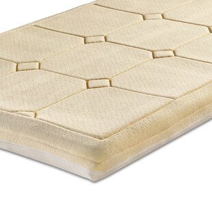 Bestschlaf Visko-Mineralschaum Klima-Wendeau?age »Plus Spezial« mit 3D-Abstandsgewebe, 8cm dick 80x200 cm, Champagner 