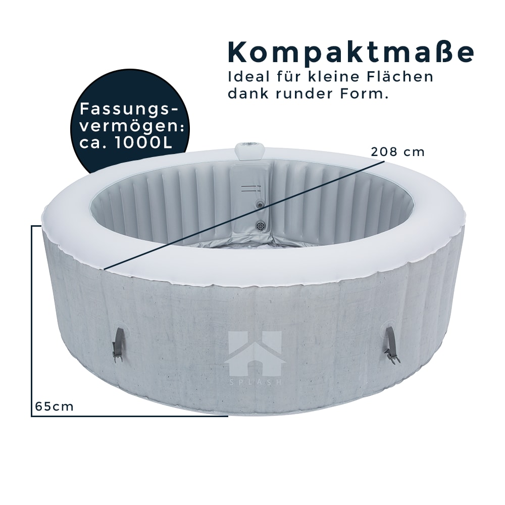 HOME DELUXE Outdoor Whirlpool SPLASH - versch. Farben 