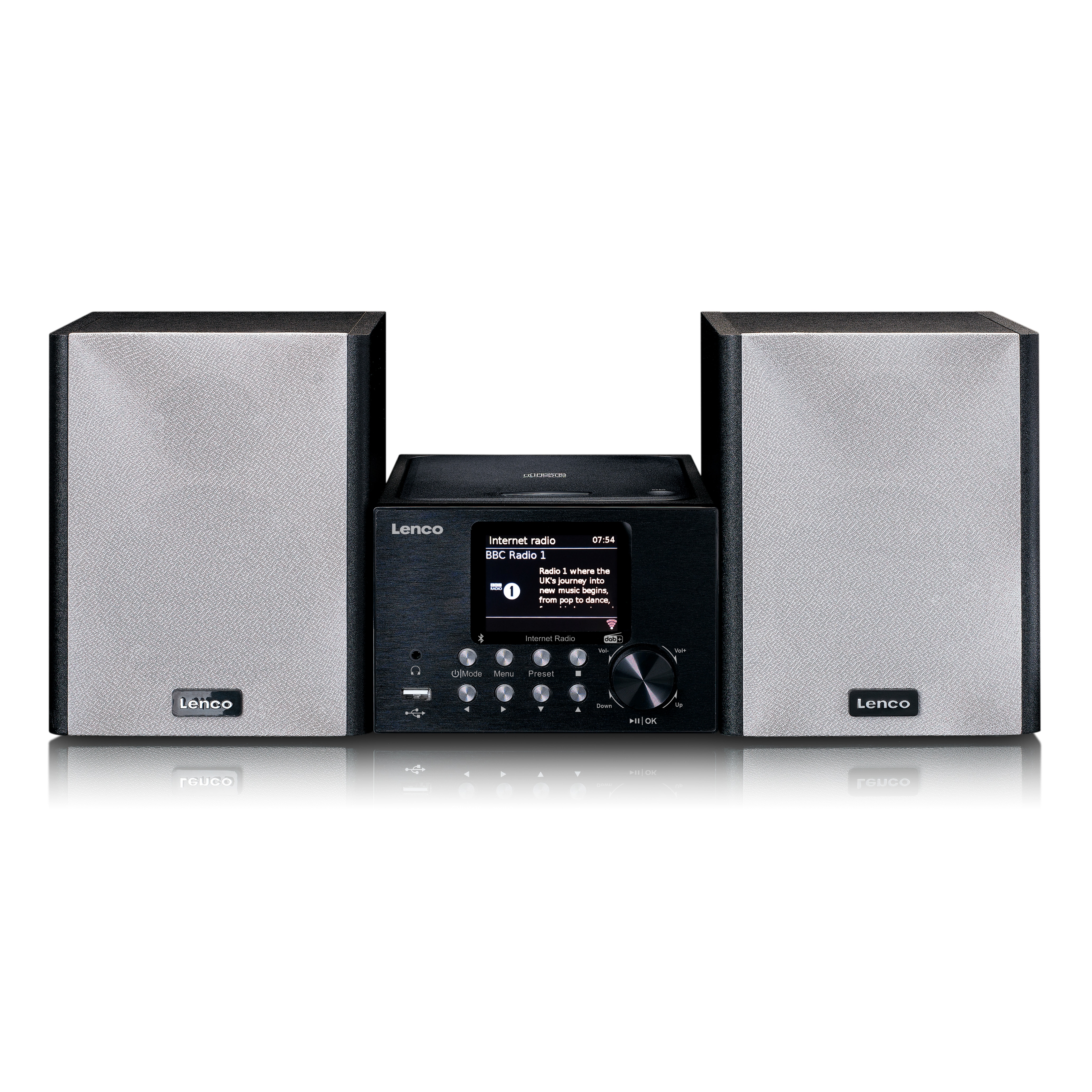 Lenco MC-250BK - Micro-Set mit Smart Radio 