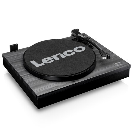 Lenco LS-300BK - Plattenspieler Marktkauf 2 und - Watt mit externen bestellen zwei Schwarz RMS x Bluetooth Lautsprechern bei online 10