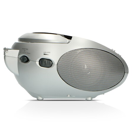 Lenco SCD-24 Black/Silver bei mit bestellen Marktkauf Kopfhöreranschluß CD-Player Tragbares Silber/Schwarz online FM-Radio