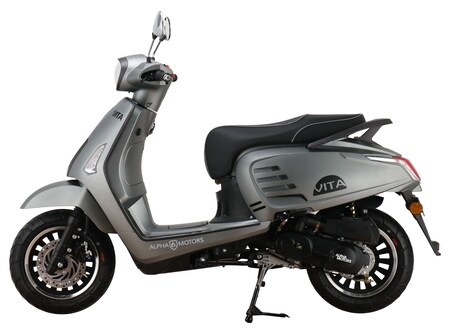 Motorroller kmh 50 EURO Marktkauf ccm mattgrau bei online Motors Vita 45 5 Alpha bestellen