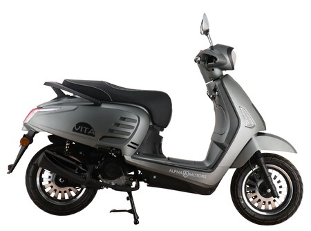 bei Motors bestellen Vita Marktkauf EURO 50 5 Alpha mattgrau ccm online 45 kmh Motorroller