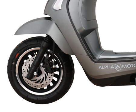 Alpha Motors Motorroller bestellen Vita EURO 5 45 online Marktkauf ccm kmh 50 bei mattgrau