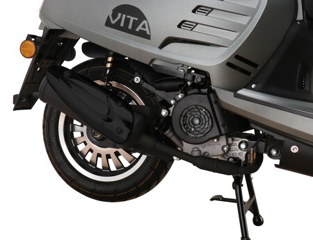 Motorroller bei ccm 5 kmh Alpha EURO online 50 45 bestellen Motors mattgrau Vita Marktkauf