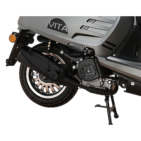 mattgrau Marktkauf Motors bei Alpha 45 ccm 50 EURO bestellen online Vita 5 kmh Motorroller