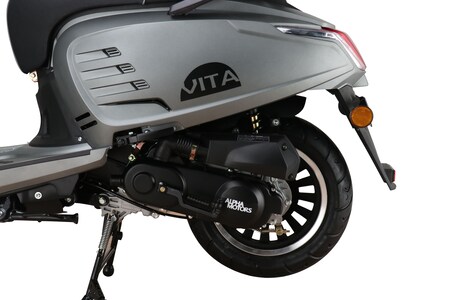 Alpha Motors Motorroller Vita 50 online kmh bestellen EURO 45 5 ccm mattgrau Marktkauf bei