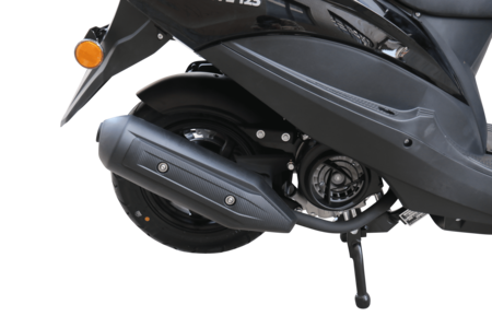 125 Motors Motorroller Marktkauf schwarz bestellen bei 5 online EURO Alpha ccm Topdrive