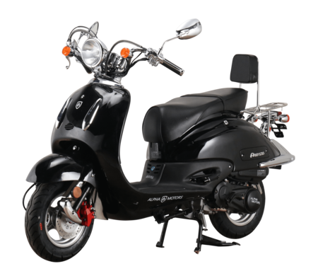 Motors kmh EURO Alpha schwarz Retro 45 Motorroller 5 online bei Firenze 50 Marktkauf bestellen ccm