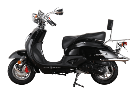 Motorroller 45 ccm Marktkauf bestellen schwarz Motors Retro online bei 5 Firenze Alpha kmh EURO 50