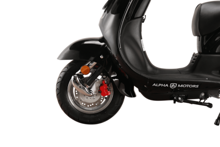 Alpha 50 Marktkauf 5 kmh ccm EURO Motorroller bestellen Firenze online Retro schwarz Motors bei 45