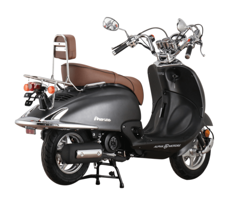 Marktkauf bestellen Firenze 5 mattschwarz ccm Motorroller 50 bei kmh EURO 45 Motors Retro online Alpha