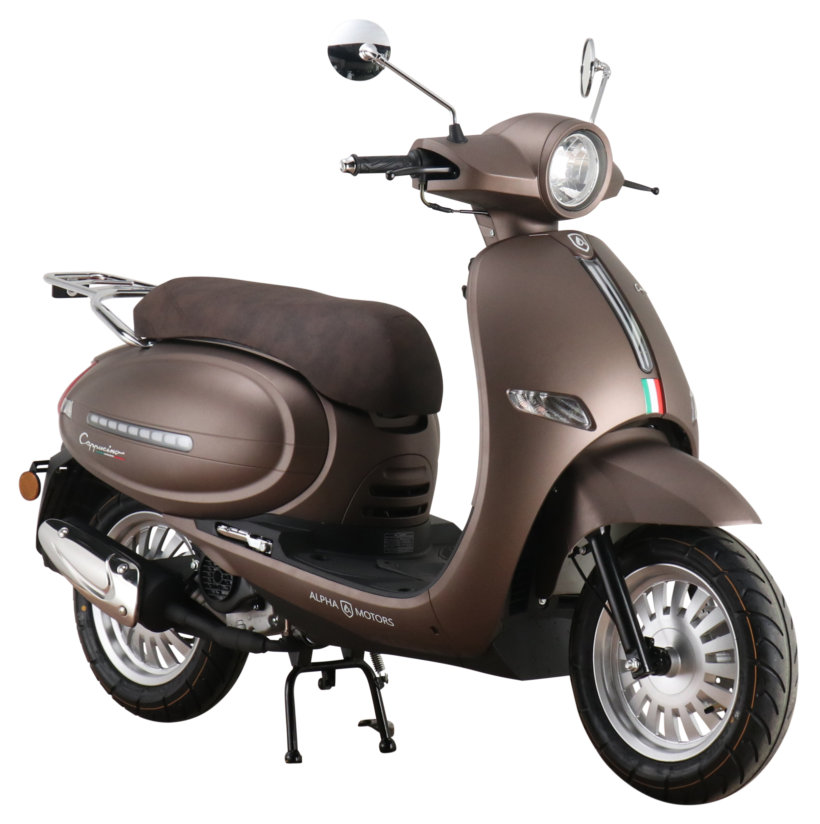 Motorroller Cappucino 50 ccm 45 kmh EURO 5 mattbraun