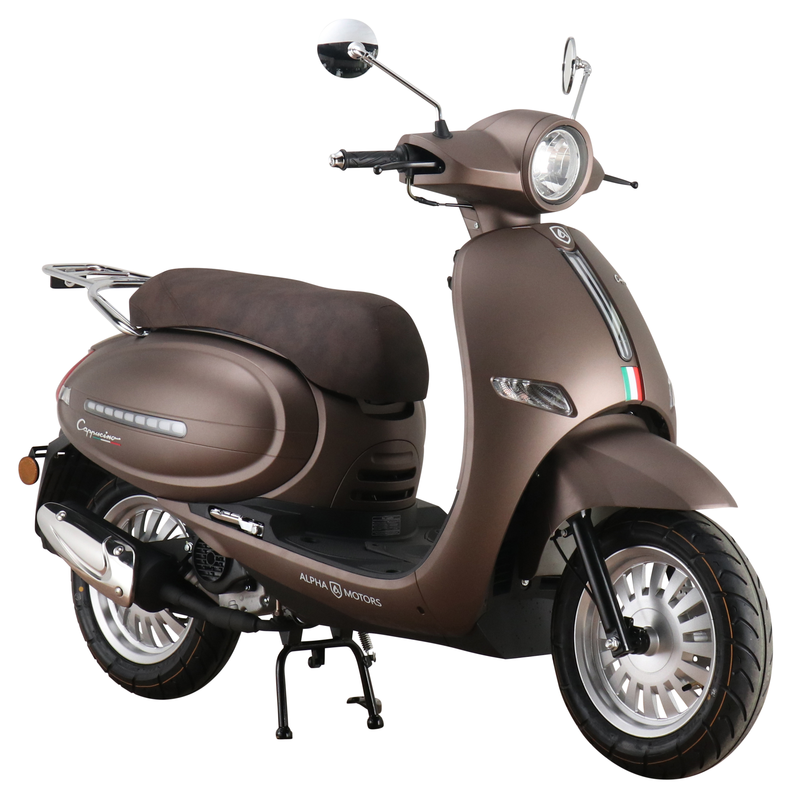 Alpha Motors Motorroller Cappucino 125 ccm 85 kmh EURO 5+ mattbraun 