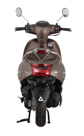 Alpha Motors bestellen Marktkauf ccm Cappucino online 85 125 5 EURO Motorroller bei kmh mattbraun