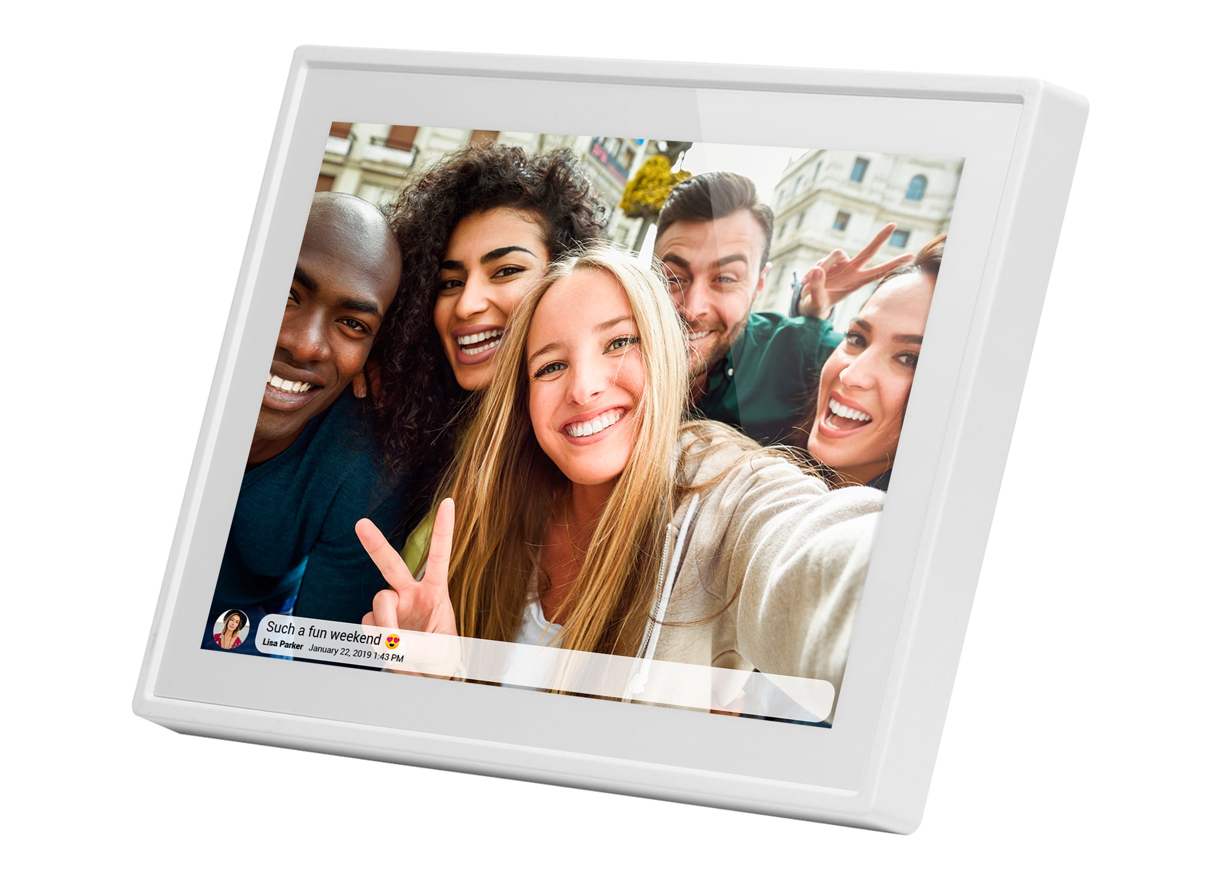 BRAUN PHOTO digitaler Bilderrahmen &raquo;DigiFrame&laquo; 1019 wei&szlig; | versch. Modelle 