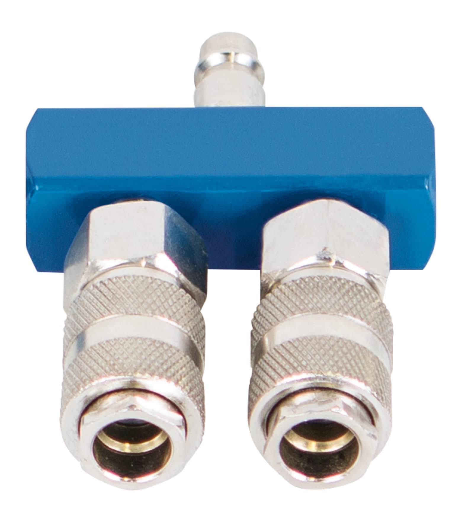 Scheppach Druckluftverteiler mit Schnellanschluss- kupplungen, 2 Abg&auml;nge 