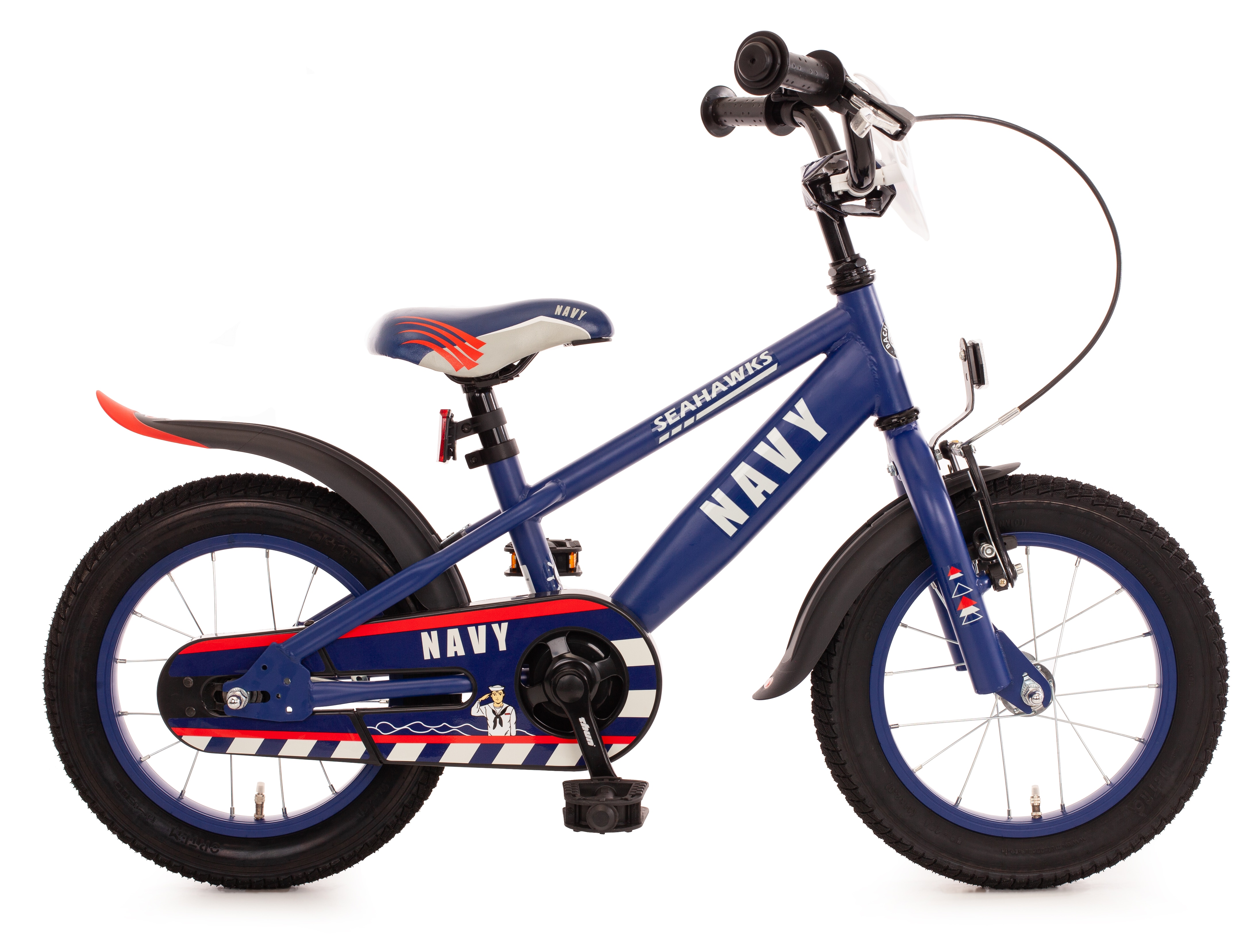 Bachtenkirch Kinderfahrrad Navy 14" versch. Gr&ouml;&szlig;en 