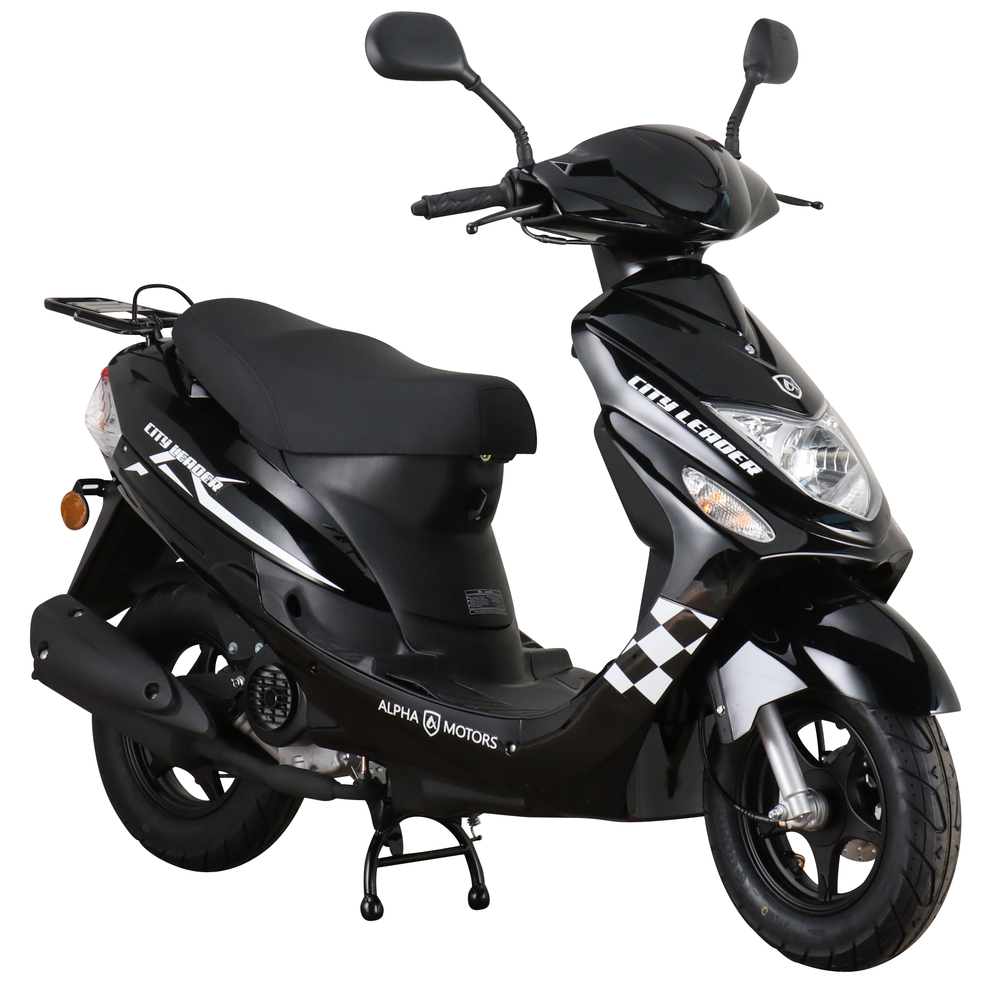 Alpha Motors Mofaroller CityLeader 50 ccm 25 kmh EURO 5 schwarz 