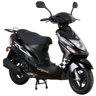 Alpha Motors Mofaroller CityLeader 50 ccm 25 kmh EURO 5 schwarz 