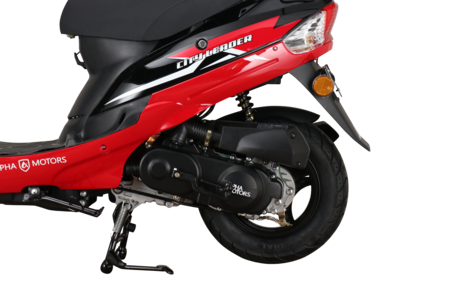 Alpha Motors Motorroller 50 online EURO kmh 45 5 ccm Marktkauf CityLeader rot bei bestellen