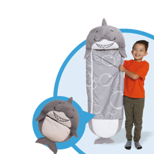 Happy Nappers - Hai grau - versch. Ausführungen 