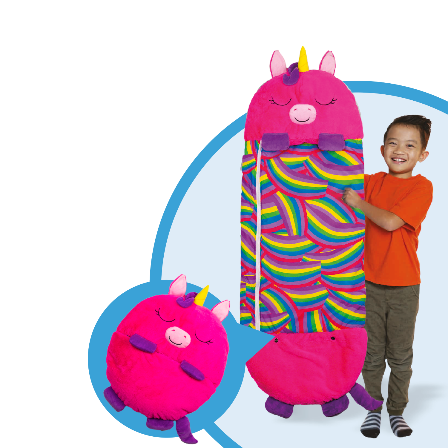 Happy Nappers - Einhorn pink - versch. Ausführungen