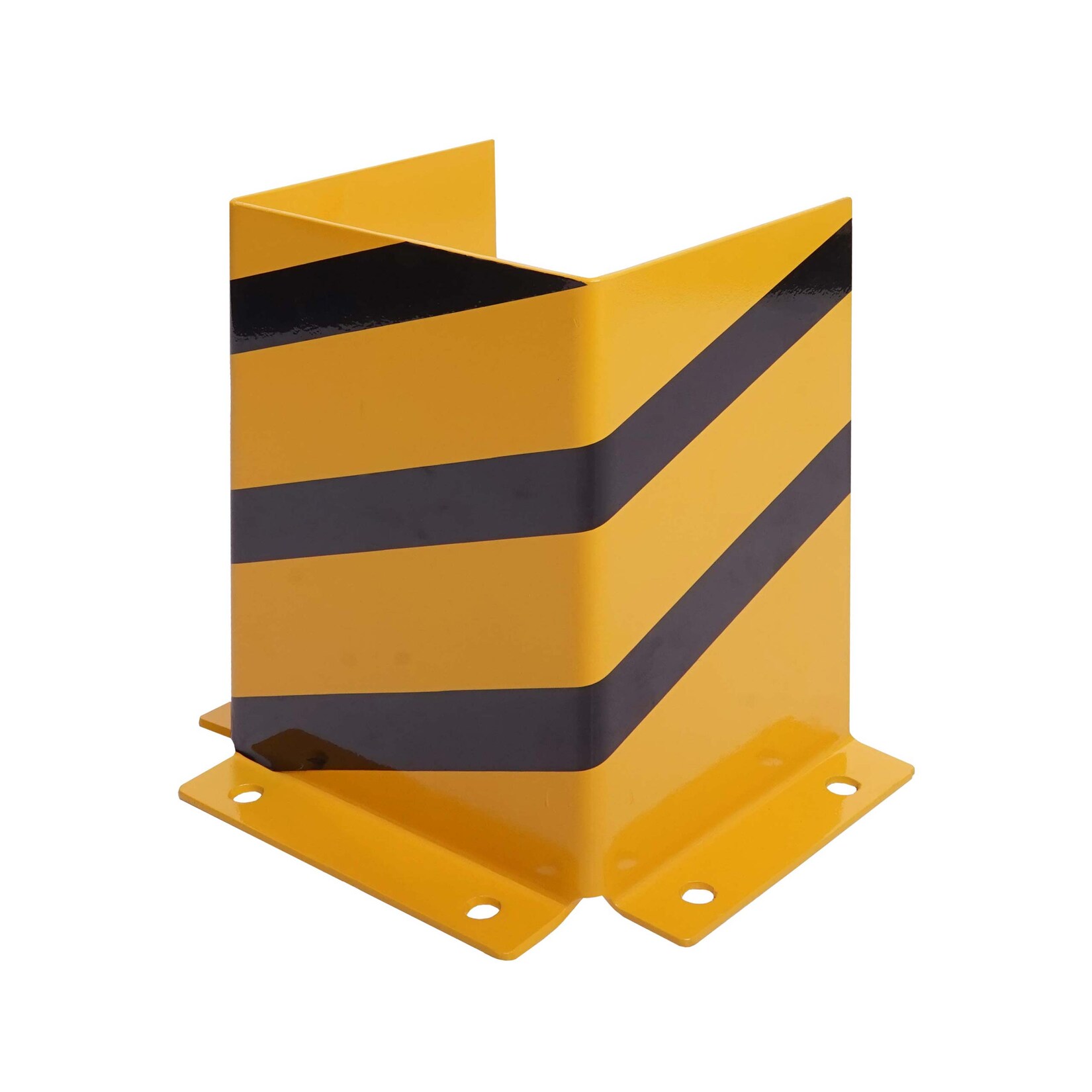 Rammschutz -J50, Anfahrschutz Eckschutz, mit Bolzenanker Metall U-Form 40x30x25cm gelb-schwarz