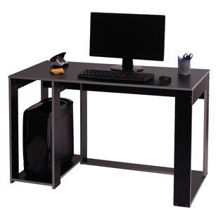 Schreibtisch MCW-J26, Computertisch Bürotisch, 120x60x76cm ~ schwarz-grau 