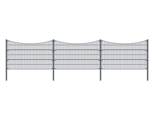HOME DELUXE Doppelstabmattenzaun anthrazit TAL versch. Ausführungen 