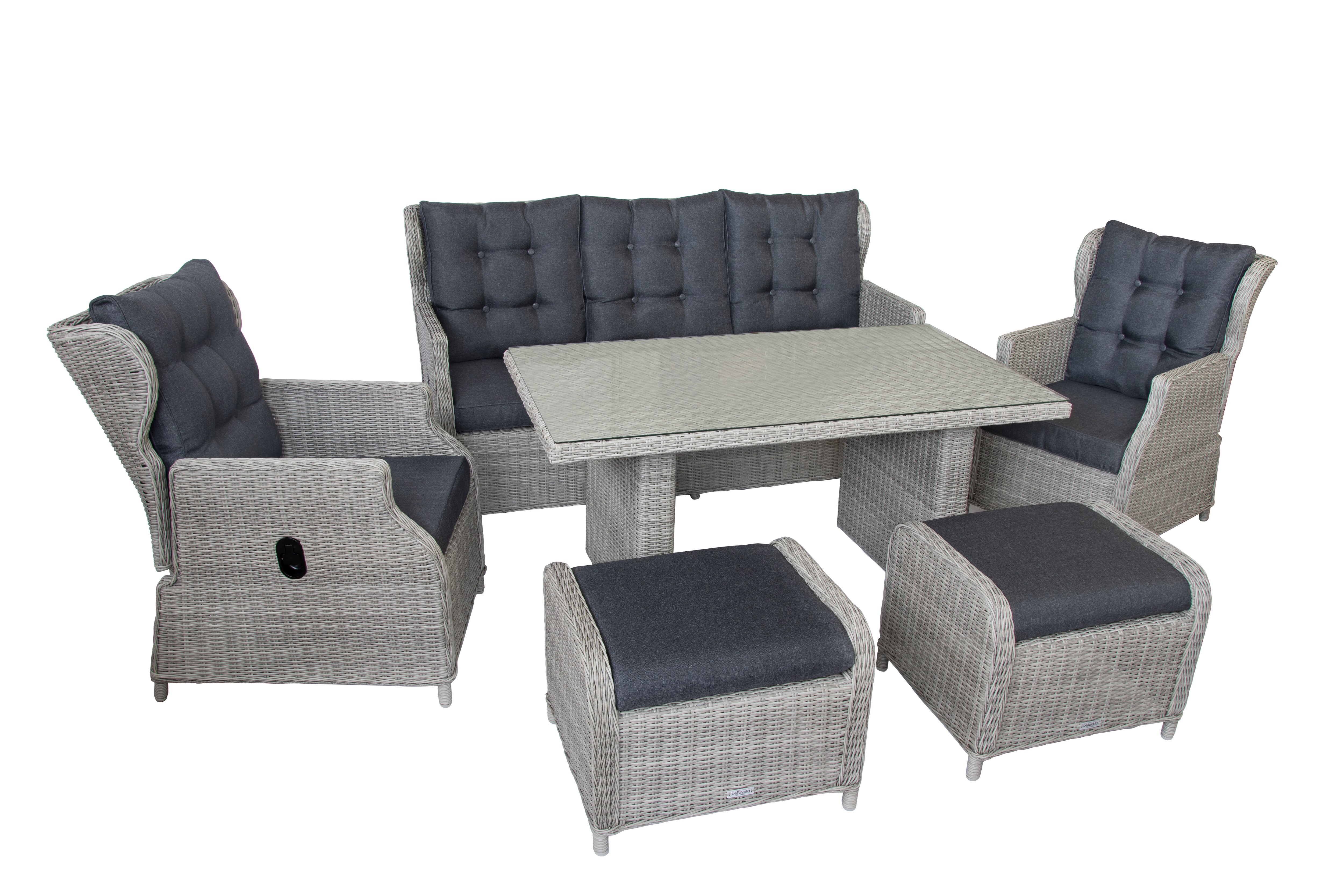 bellavista Luxus Dining Lounge "Canelli" grau - Home & Garden&reg; 