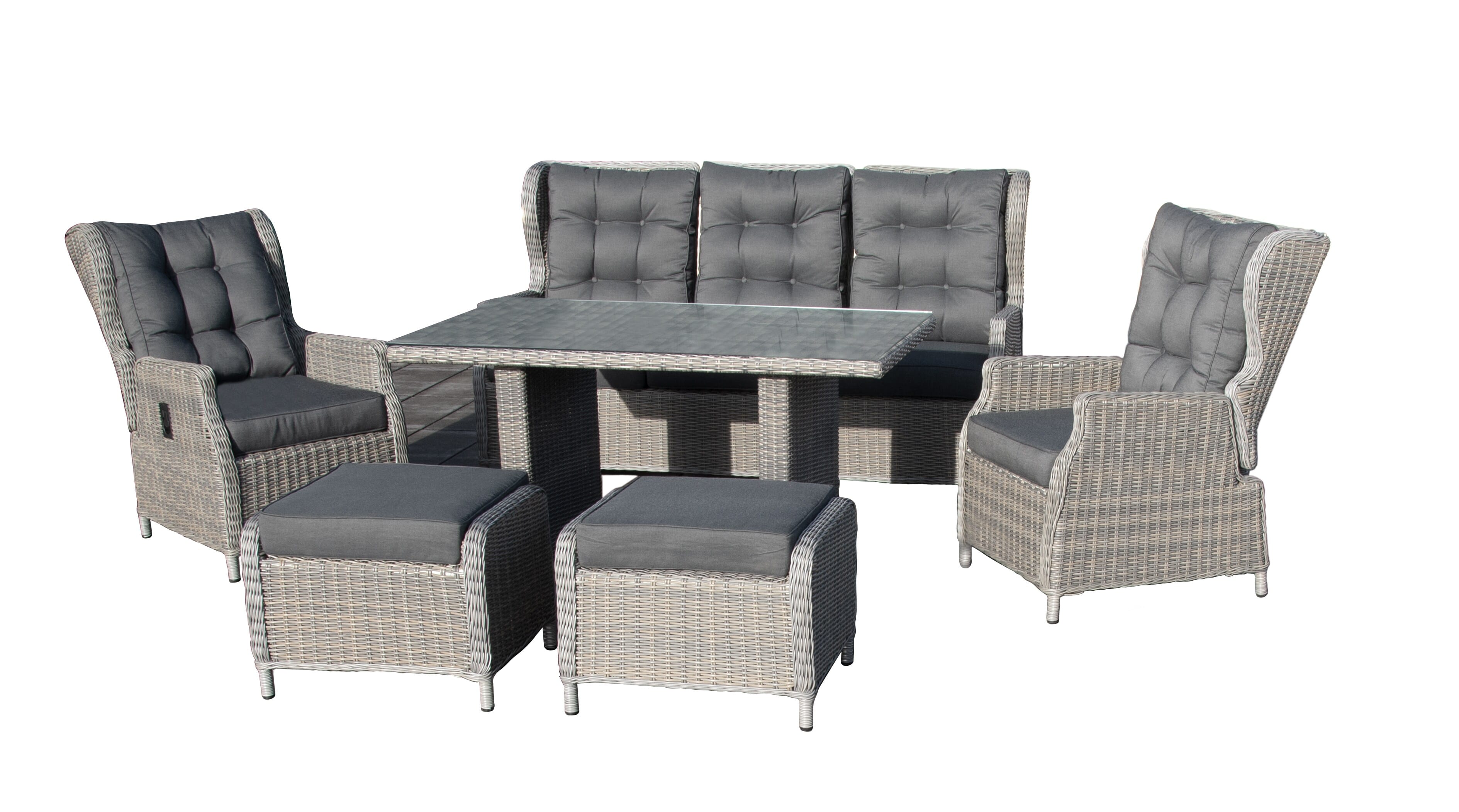 bellavista Luxus Dining Lounge "Canelli" braun - Home & Garden&reg; 