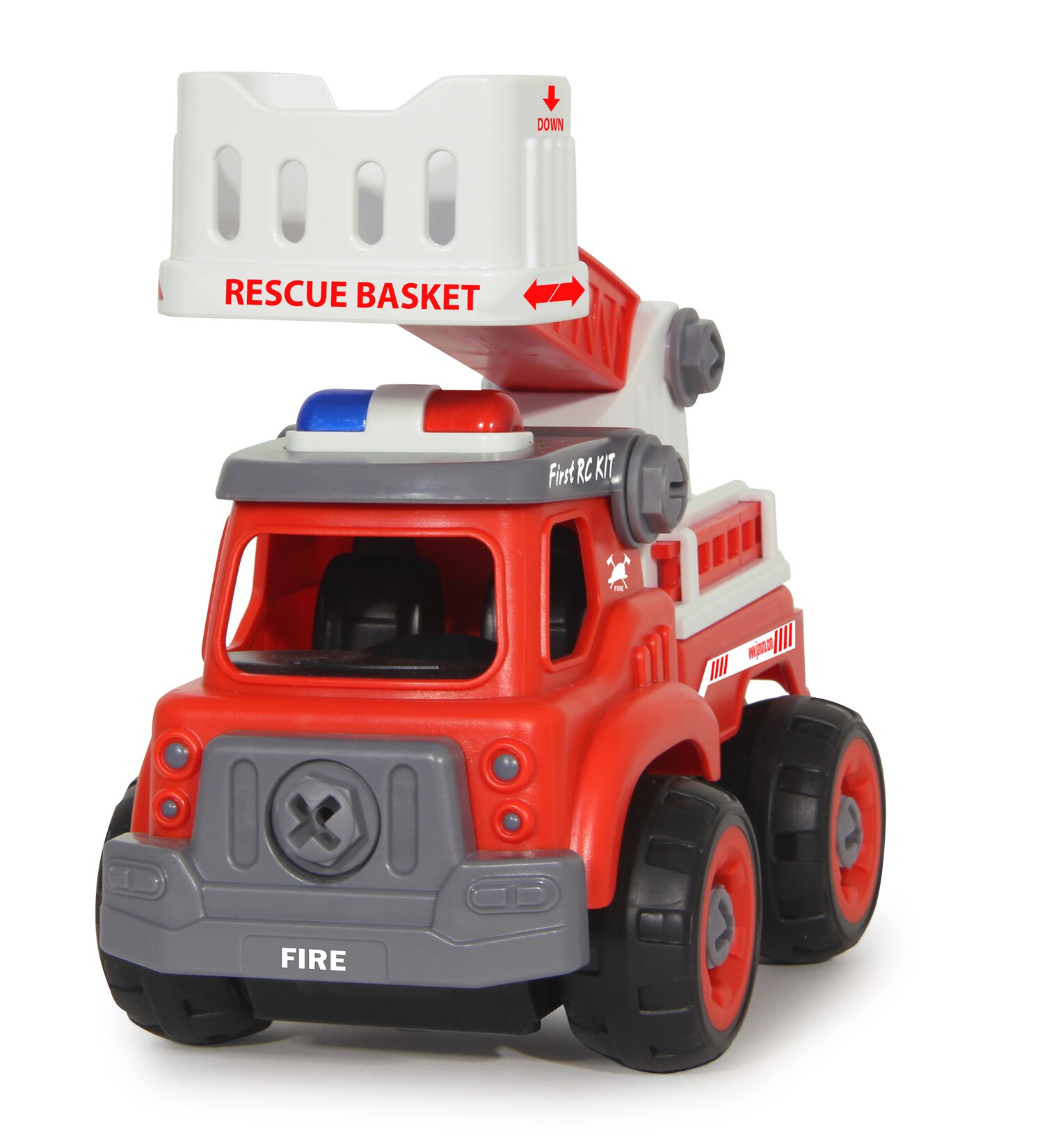 Feuerwehrauto First RC Kit 33teilig mit Akkuschrauber