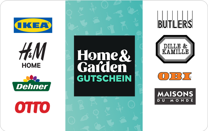 Gutscheingold Home & Garden Geschenkcode 