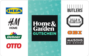 Gutscheingold Home & Garden Geschenkcode 