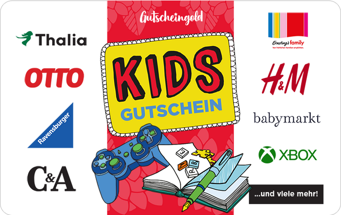 Gutscheingold Kids Geschenkcode 