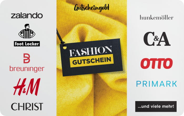Gutscheingold Fashion Geschenkcode 