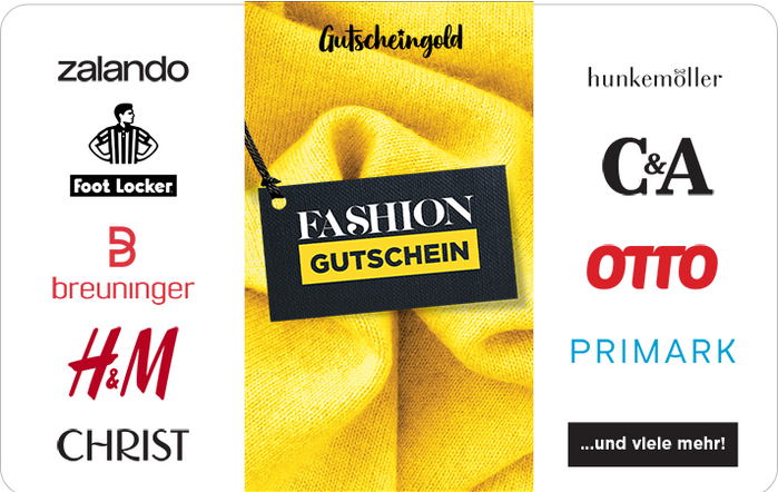 Gutscheingold Fashion Geschenkcode 