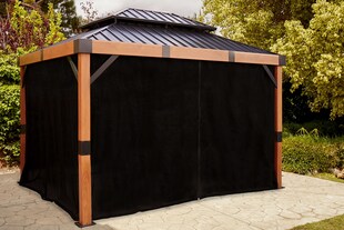 Sojag Pavillon Fontana 10x12 Vorhang-Set 