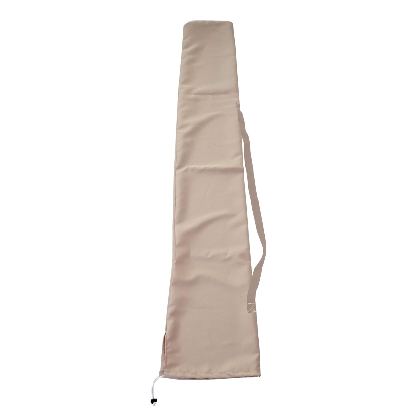 Schutzhülle für Sonnenschirm bis 2,70m, Cover Abdeckhülle mit Kordelzug, creme