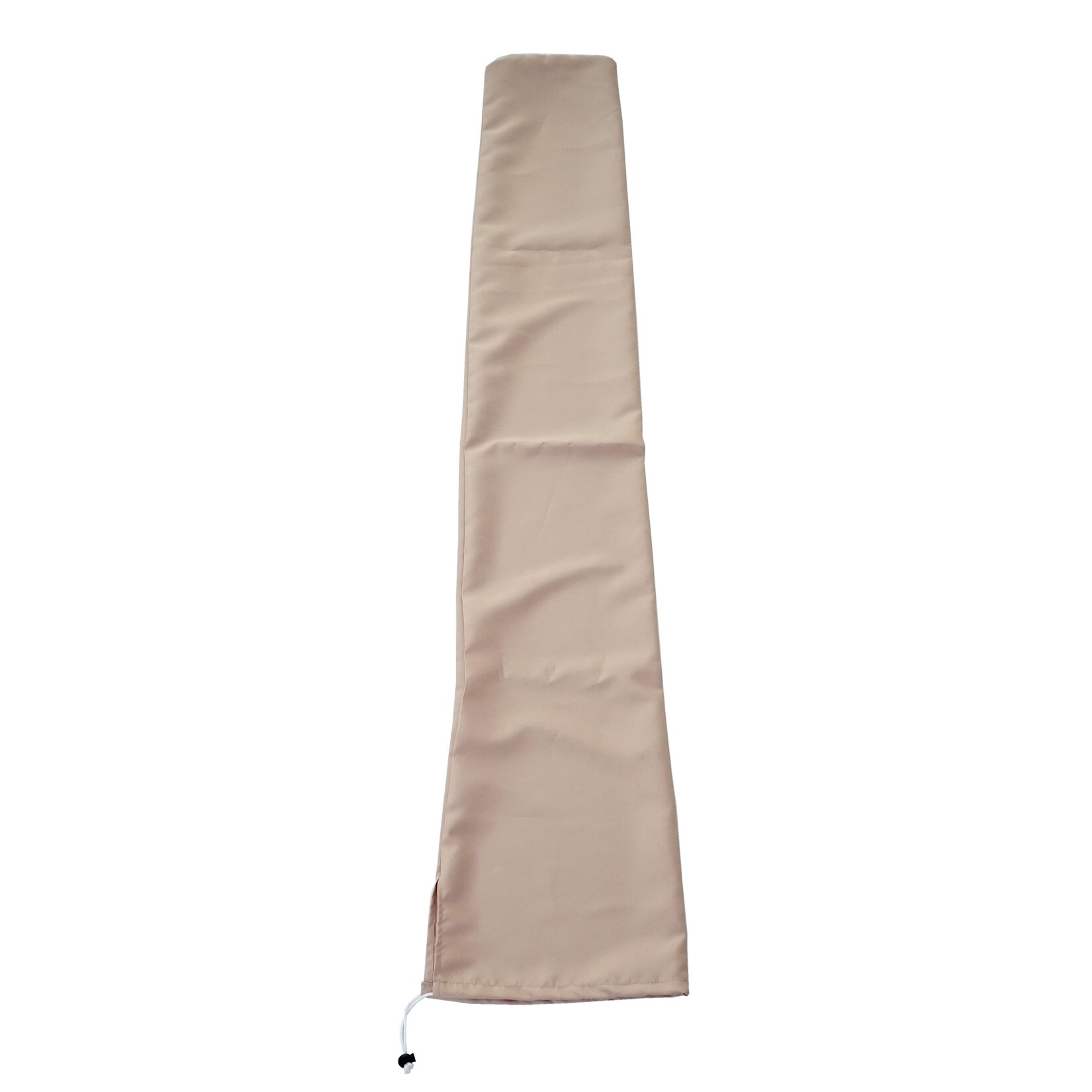 Schutzhülle für Sonnenschirm bis 3m, Cover Abdeckhülle mit Kordelzug ~ creme
