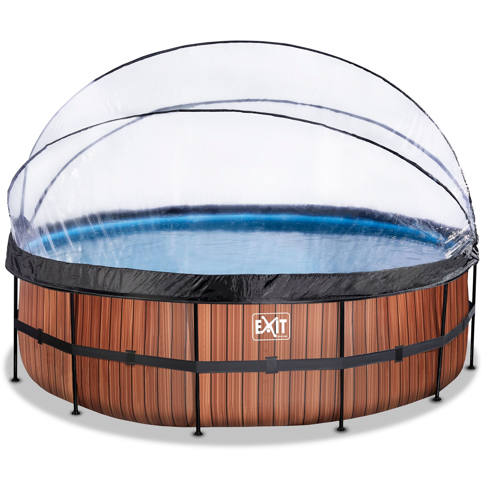 Frame Pool ø488x122cm mit Sandfilterpumpe und Abdeckung, versch. Ausführungen